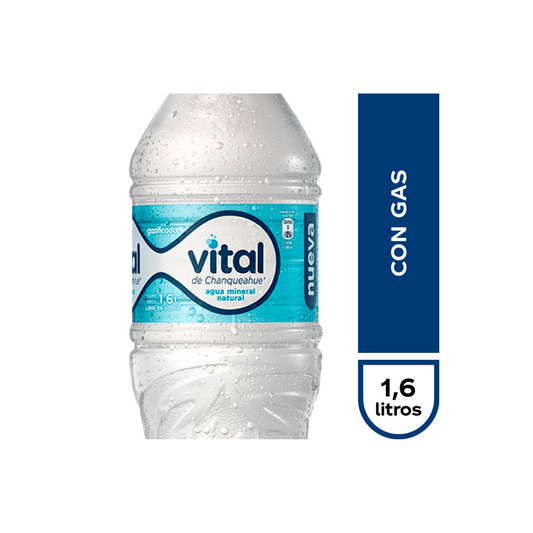 Agua Mineral Vital Con Gas 1,6 lt